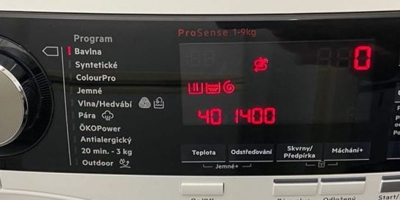 Recenze top pračky AEG L9FEC49SC